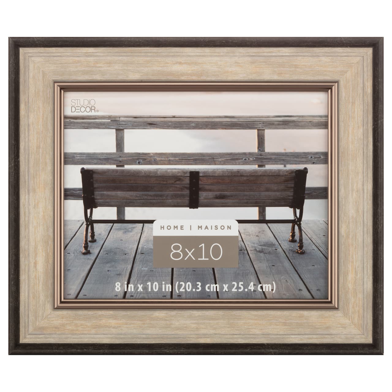 6 Pack: Greige & Black 8" x 10" Frame, Home Collection by Studio Décor®